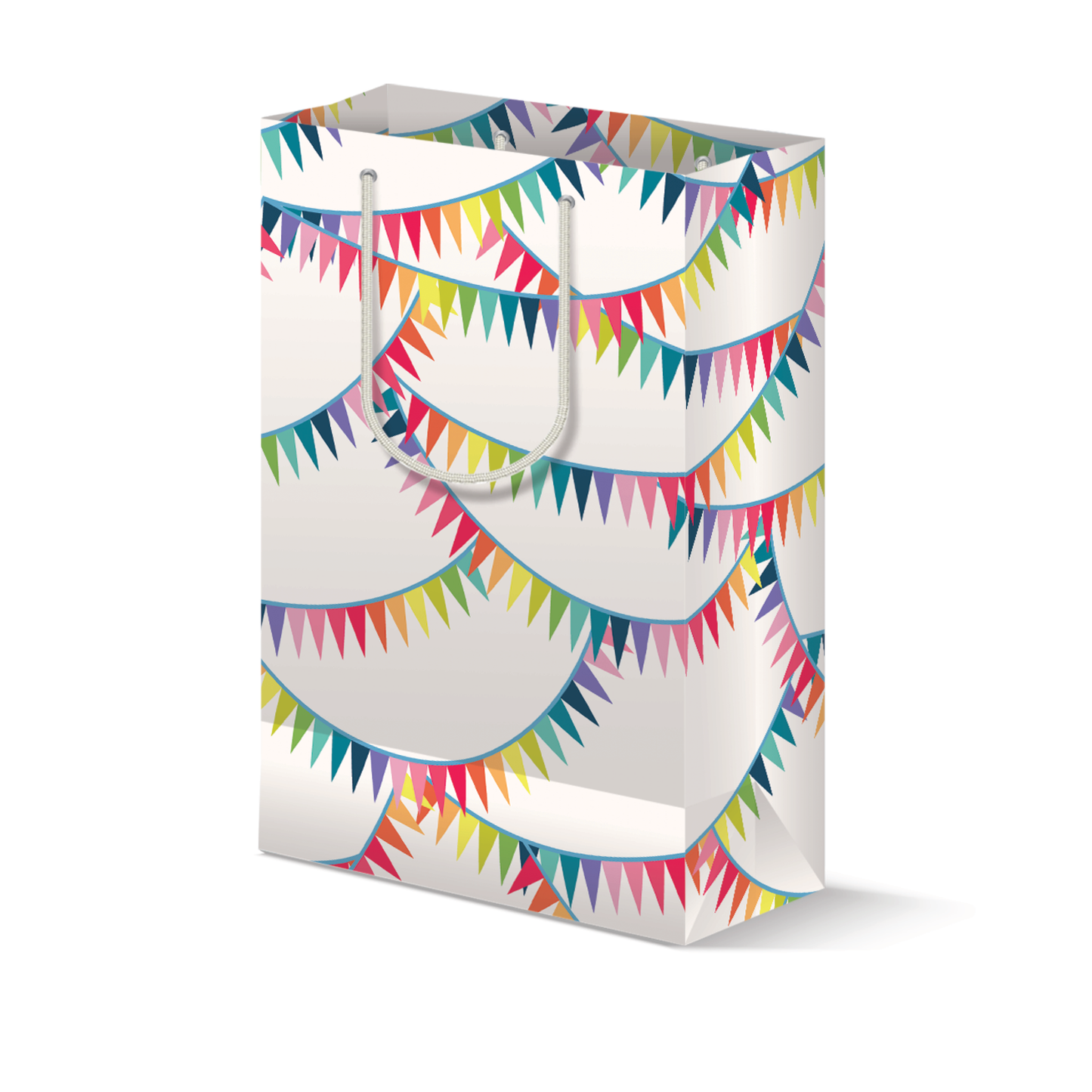 Rainbow Bunting Birthday Gift Bag