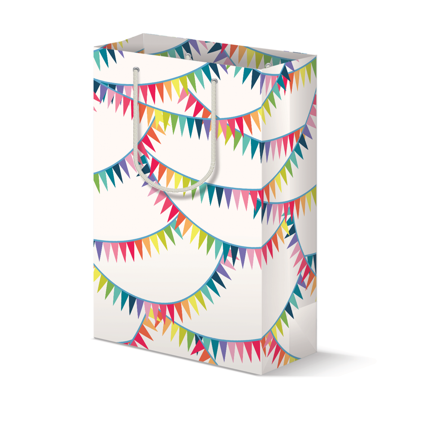 Rainbow Bunting Birthday Gift Bag