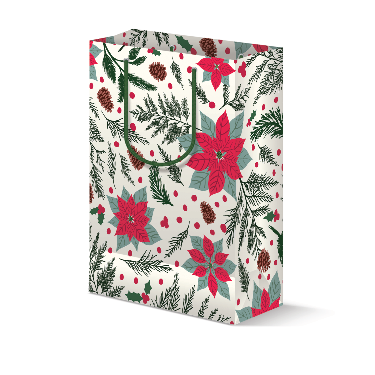 Poinsettia Gift Bag