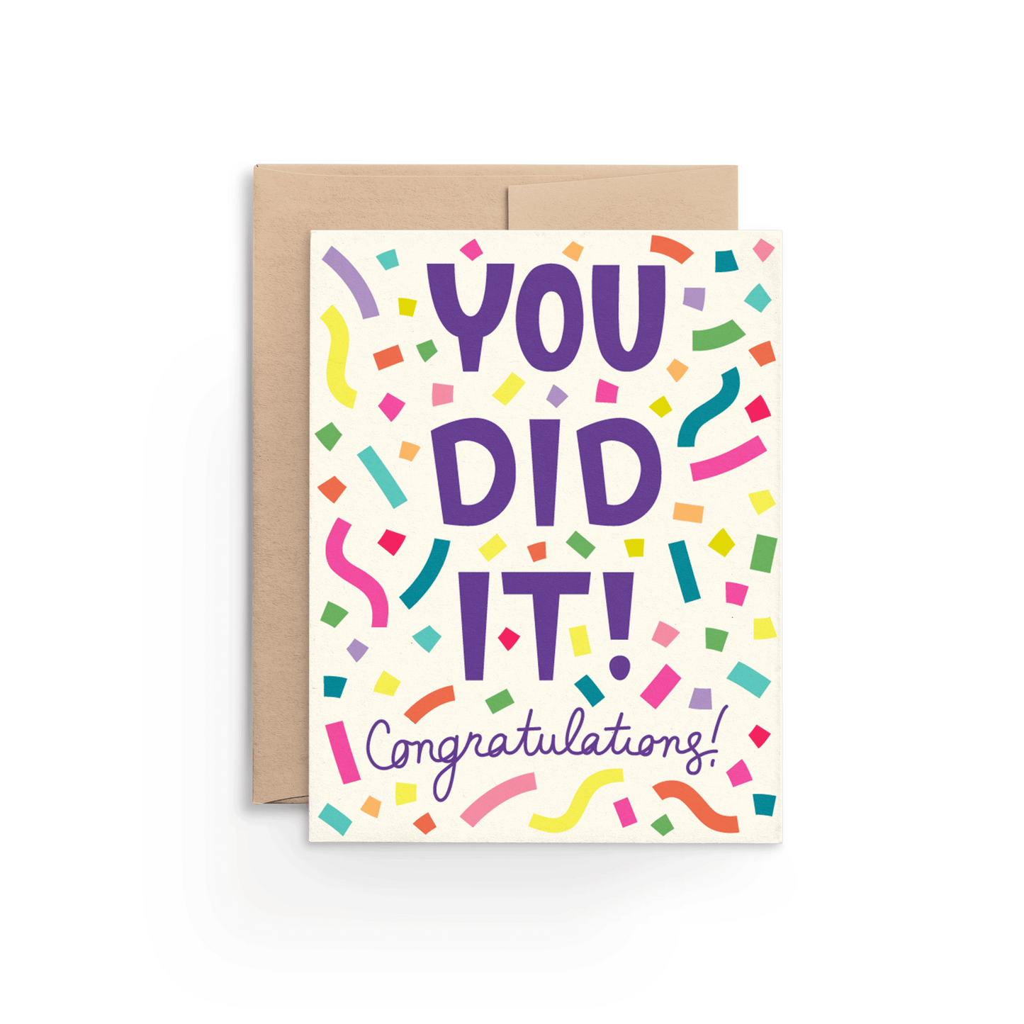 You Did It Congratulations Card