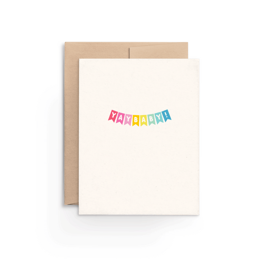 Yay Baby Bunting Card