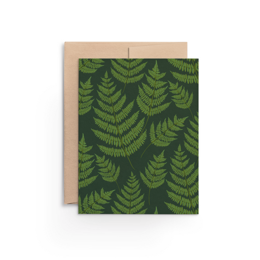 Ferns Botanical Card