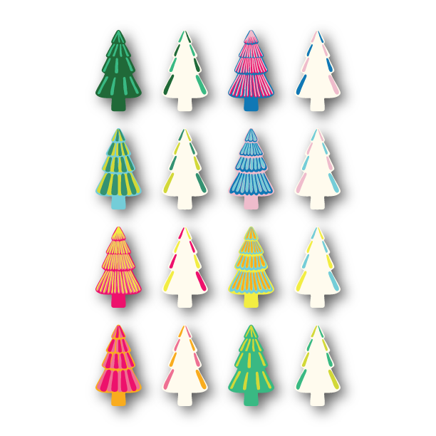 Vintage Inspired Glass Tree Gift Tags