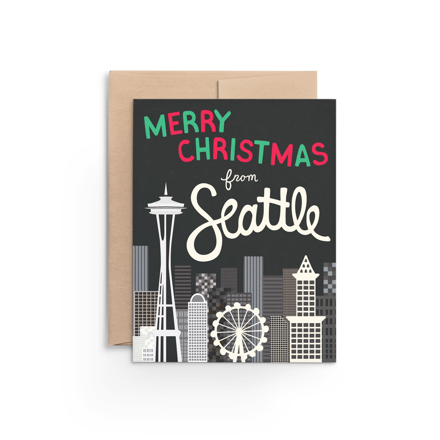 Merry Christmas from Seattle Card
