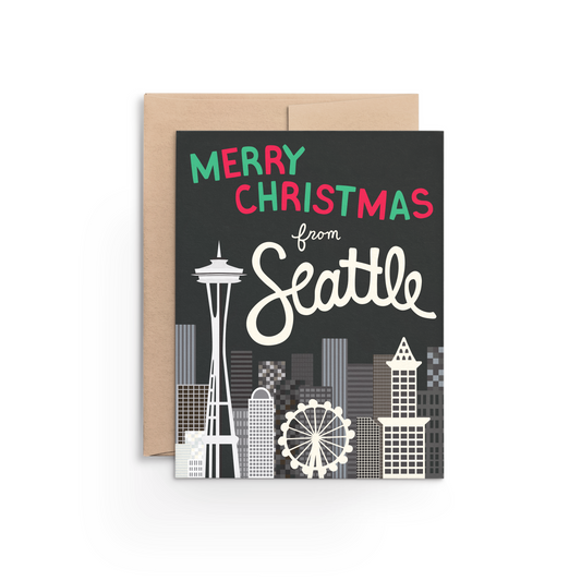 Merry Christmas from Seattle Card