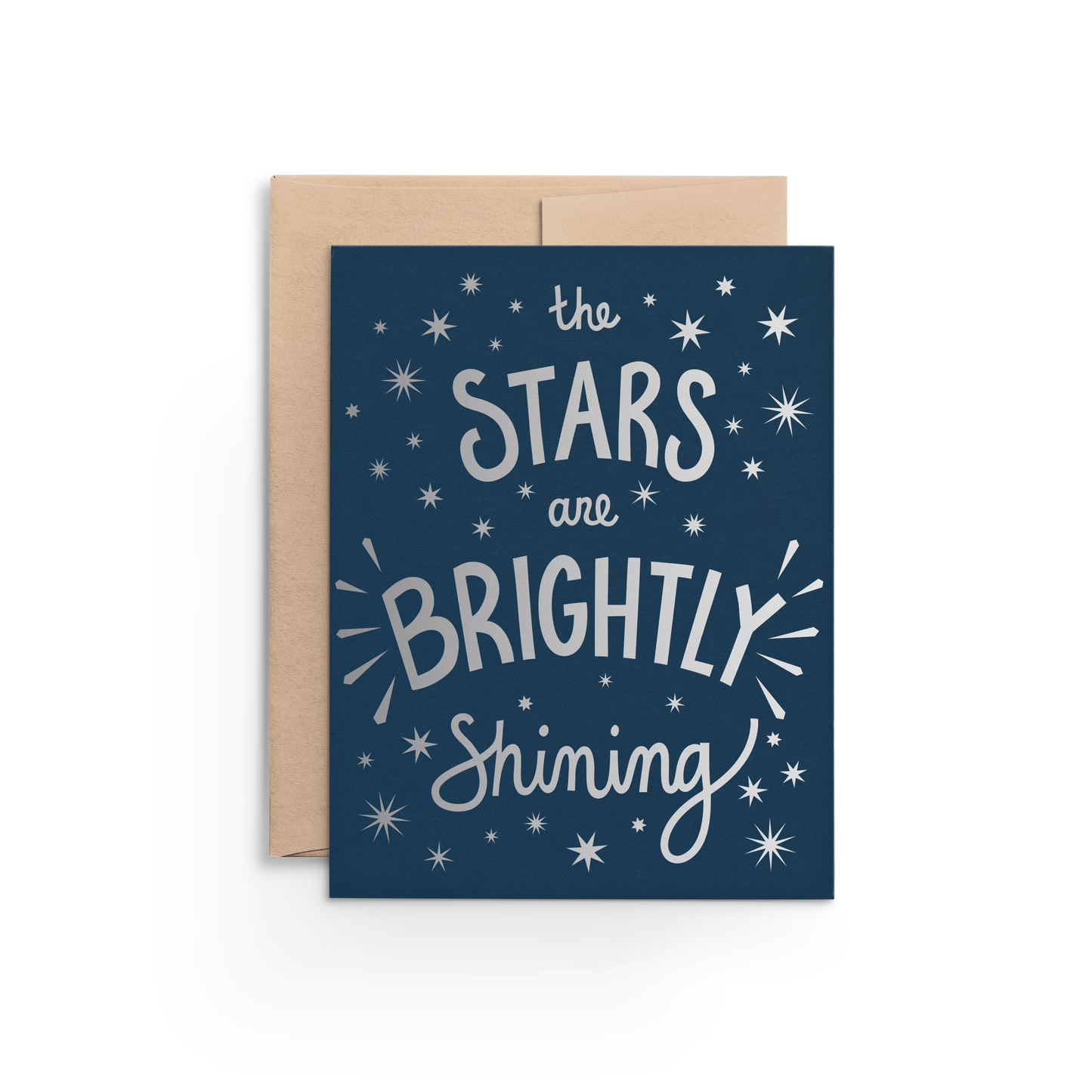 Stars Are Brightly Shining Card