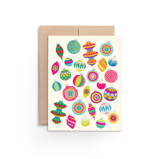 Vintage Baubles Card