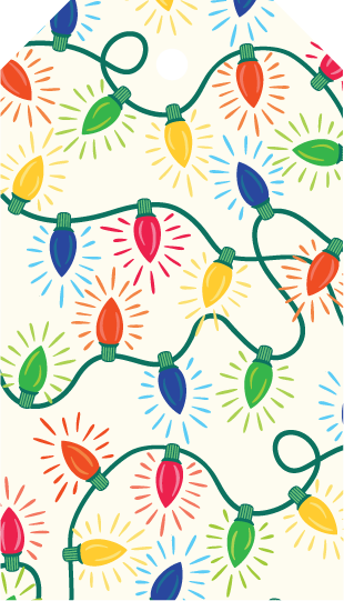 Bright Lights Gift Tags