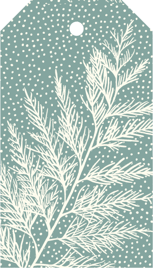 Mint Cedar Gift Tags