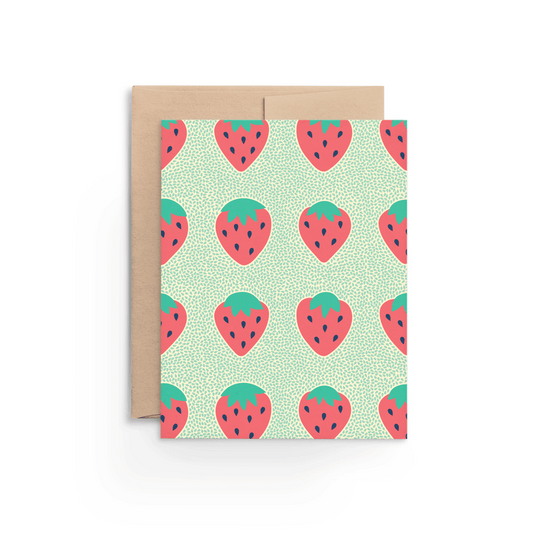 Summer Strawberries Card