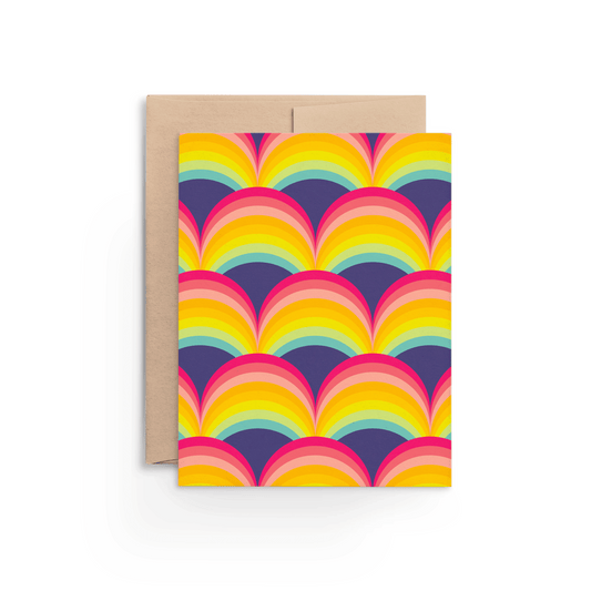 Pride Parade Rainbow Card