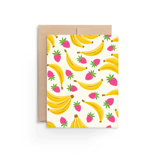 Strawberry Banana Card