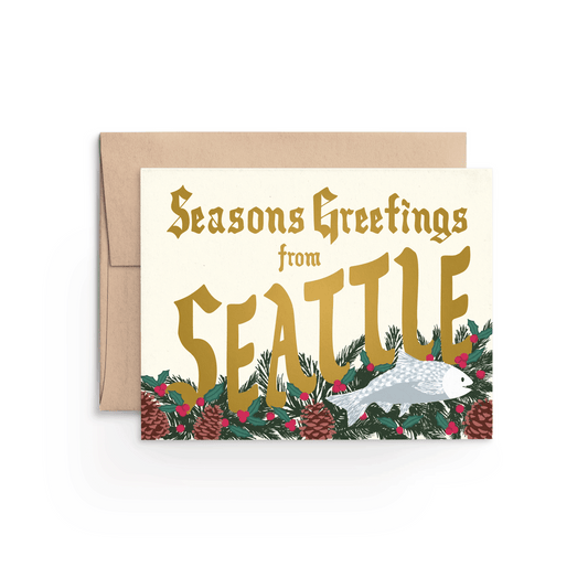Seasons Greetings from Seattle Card