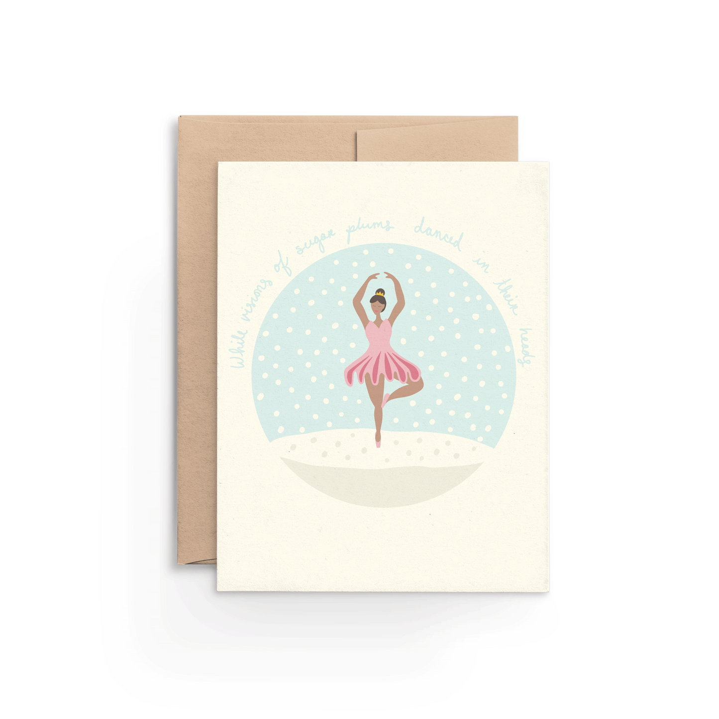 Sugar Plum Fairy Ballerina Card