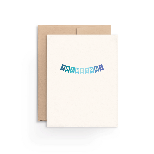 Thank You Bunting Card