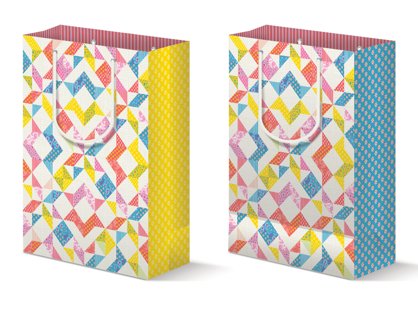 Patchwork Quilt Gift Bag