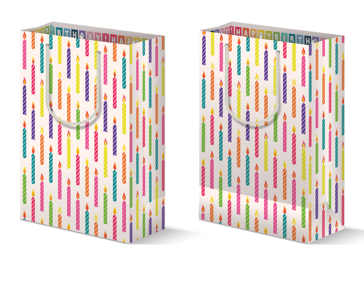 Birthday Candles Gift Bag
