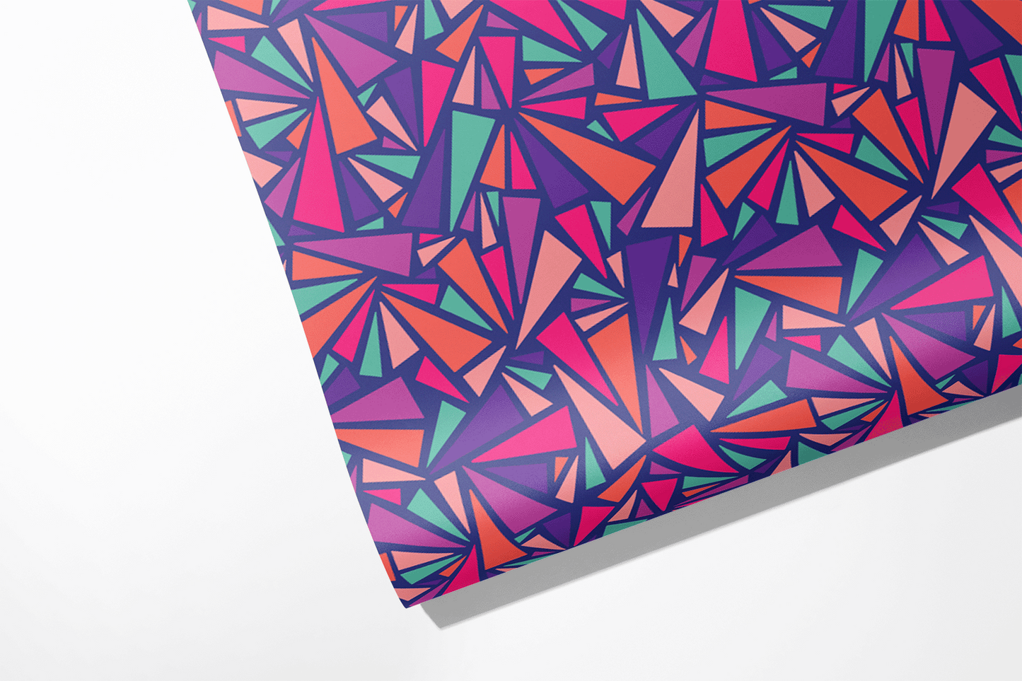 Burst Geometric Wrapping Paper