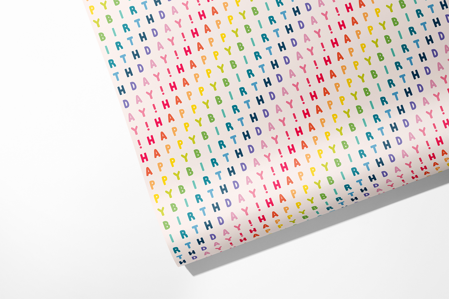 Birthday Crossword Wrapping Paper