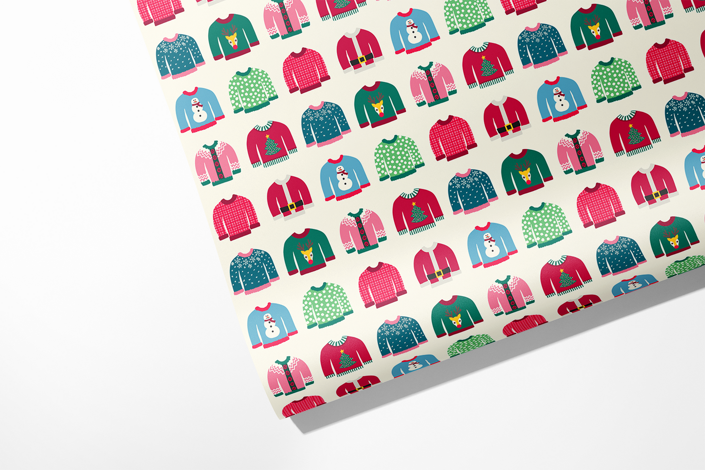 Christmas Sweaters Wrapping Paper
