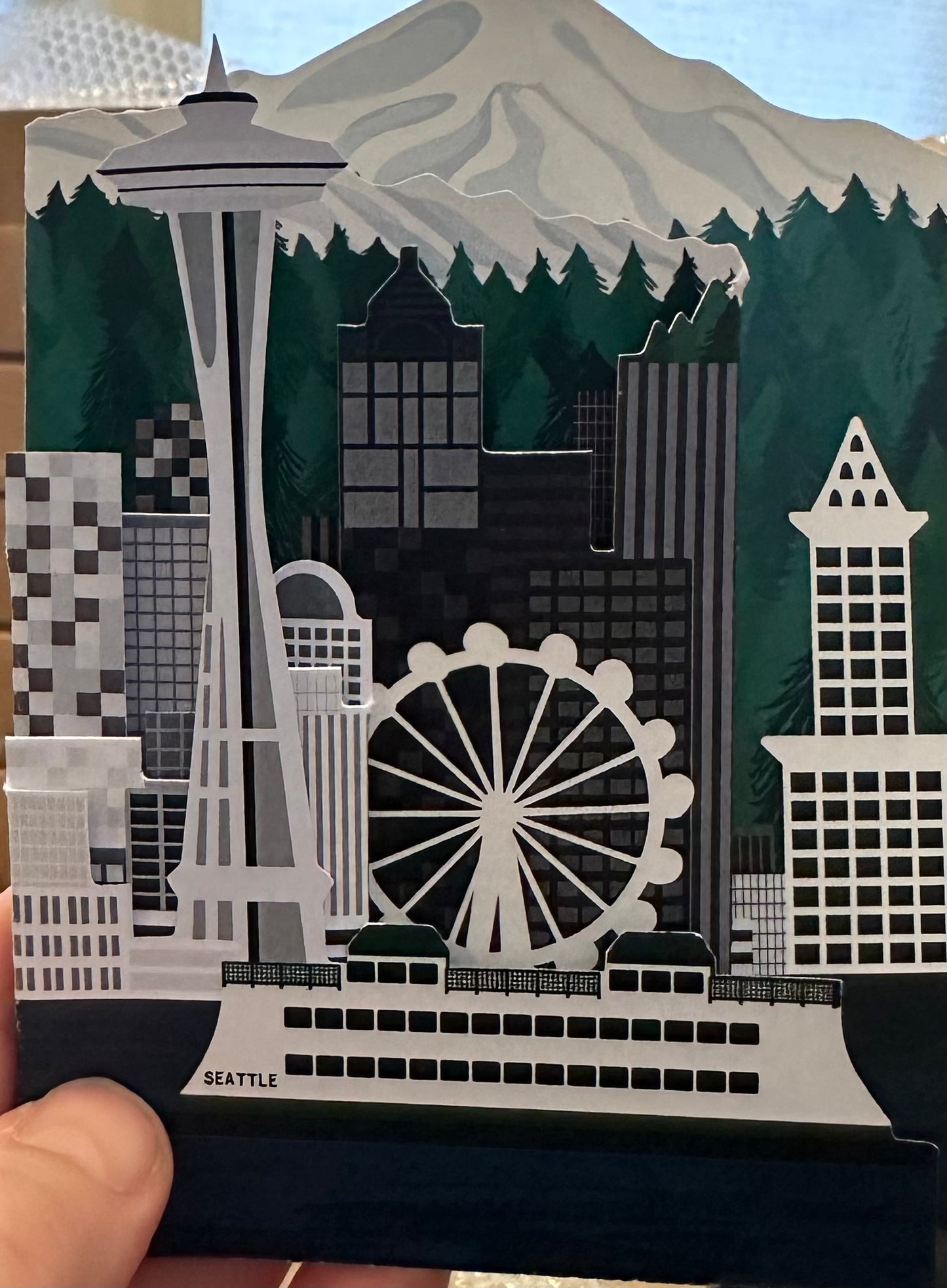 Seattle Skyline Card