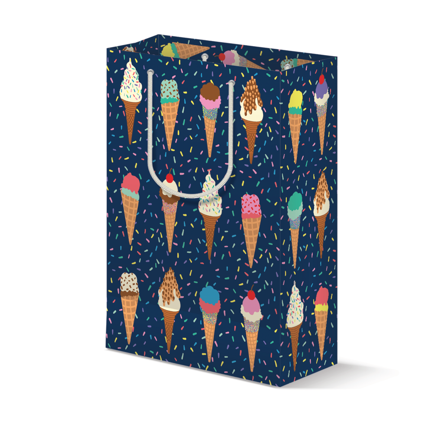 Ice Cream Cone Gift Bag