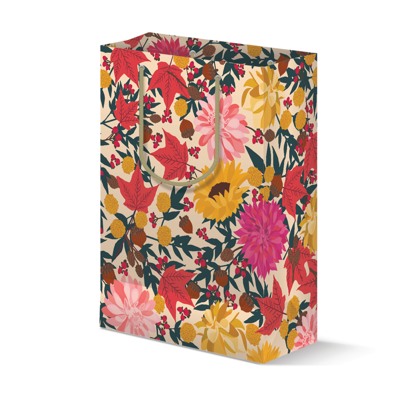 Fall Florals Gift Bag