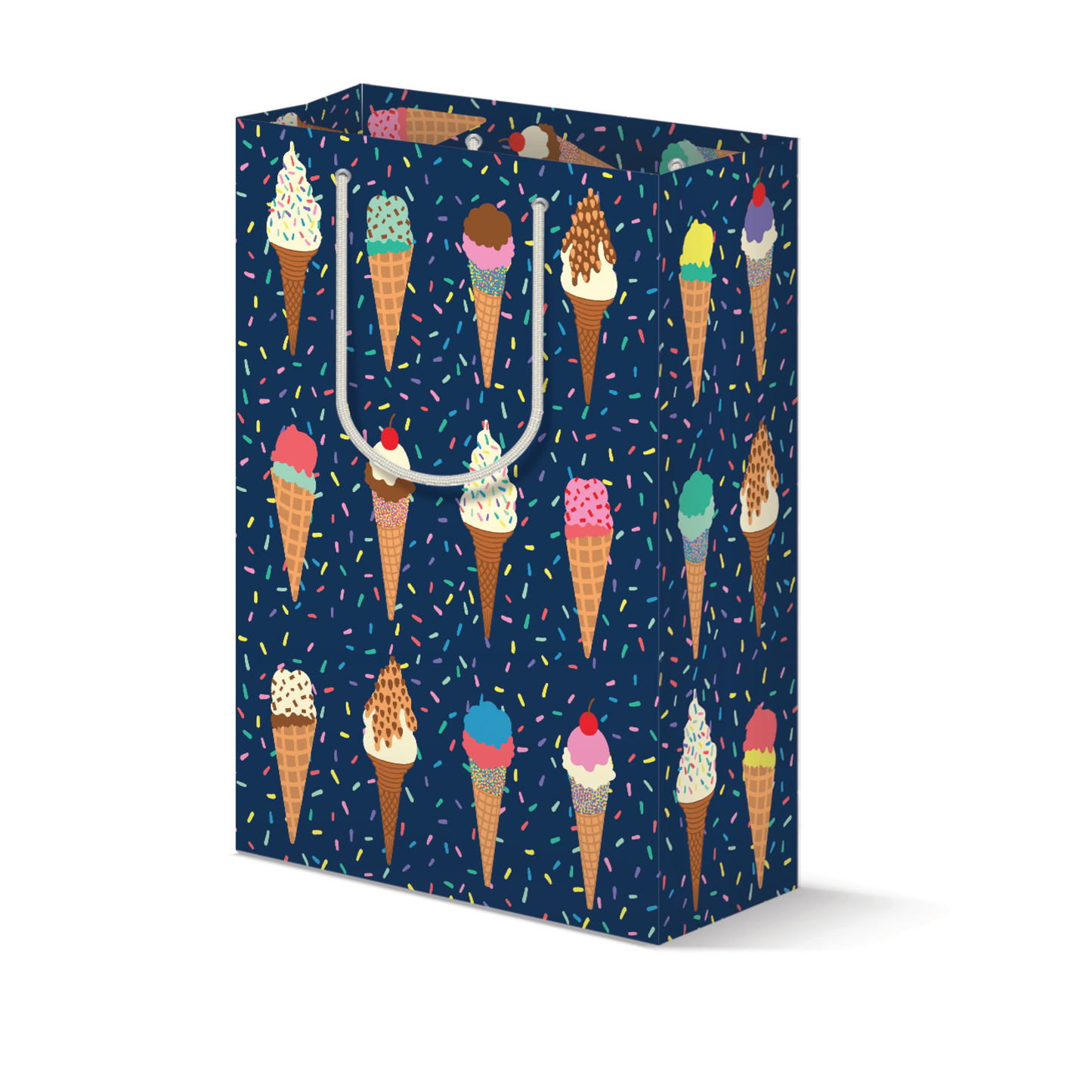 Ice Cream Cone Gift Bag