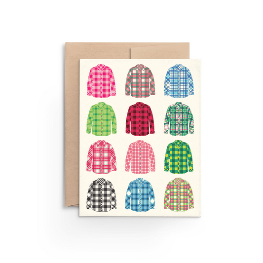 Flannel Shirts Card