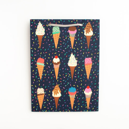 Ice Cream Cone Gift Bag
