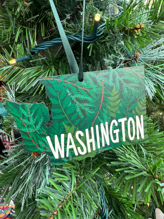 Washington State Wood Ornament