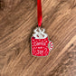Coffee & Joy Red Mug Wood Ornament
