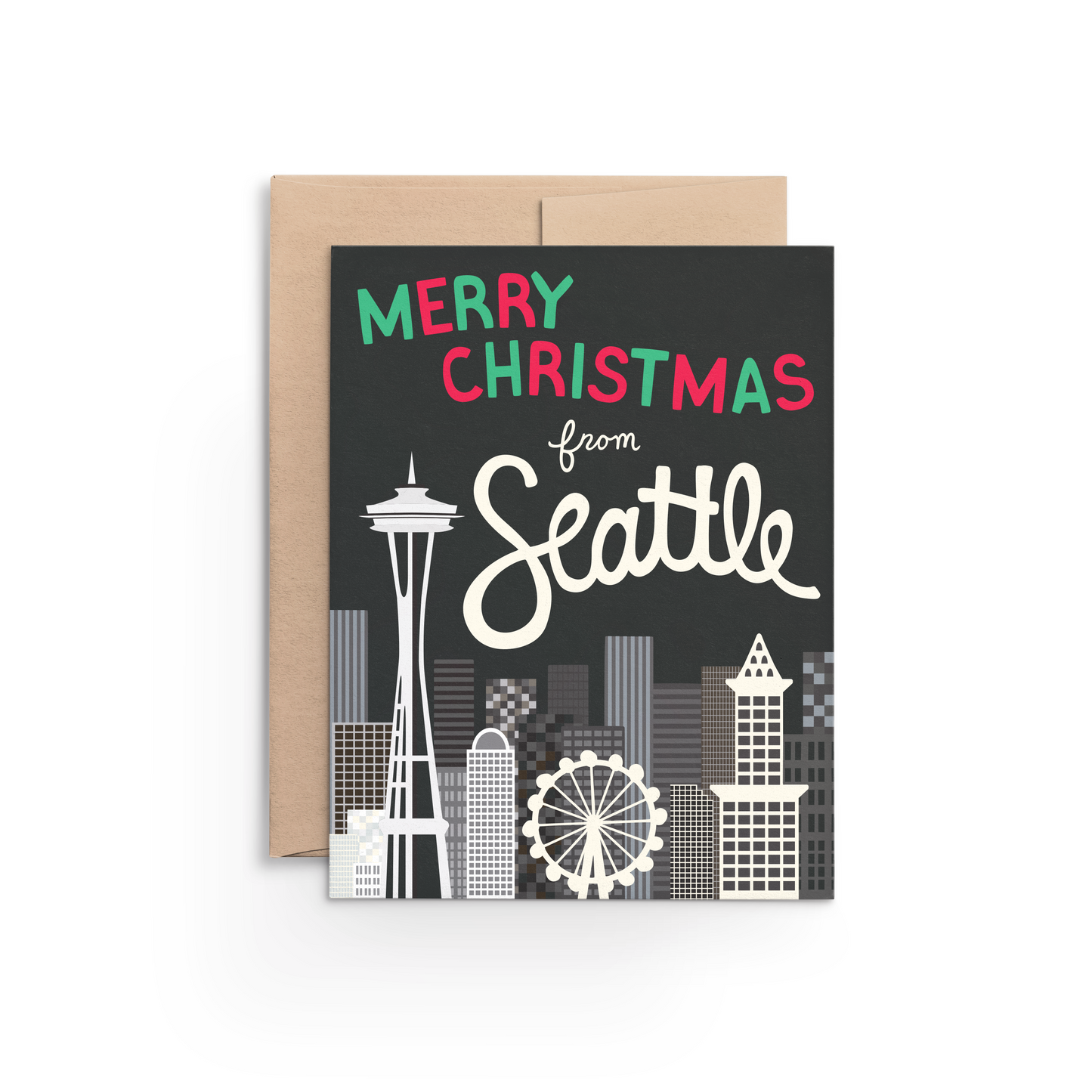 Merry Christmas Seattle Card