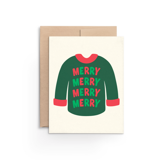 Merry Merry Sweater Card