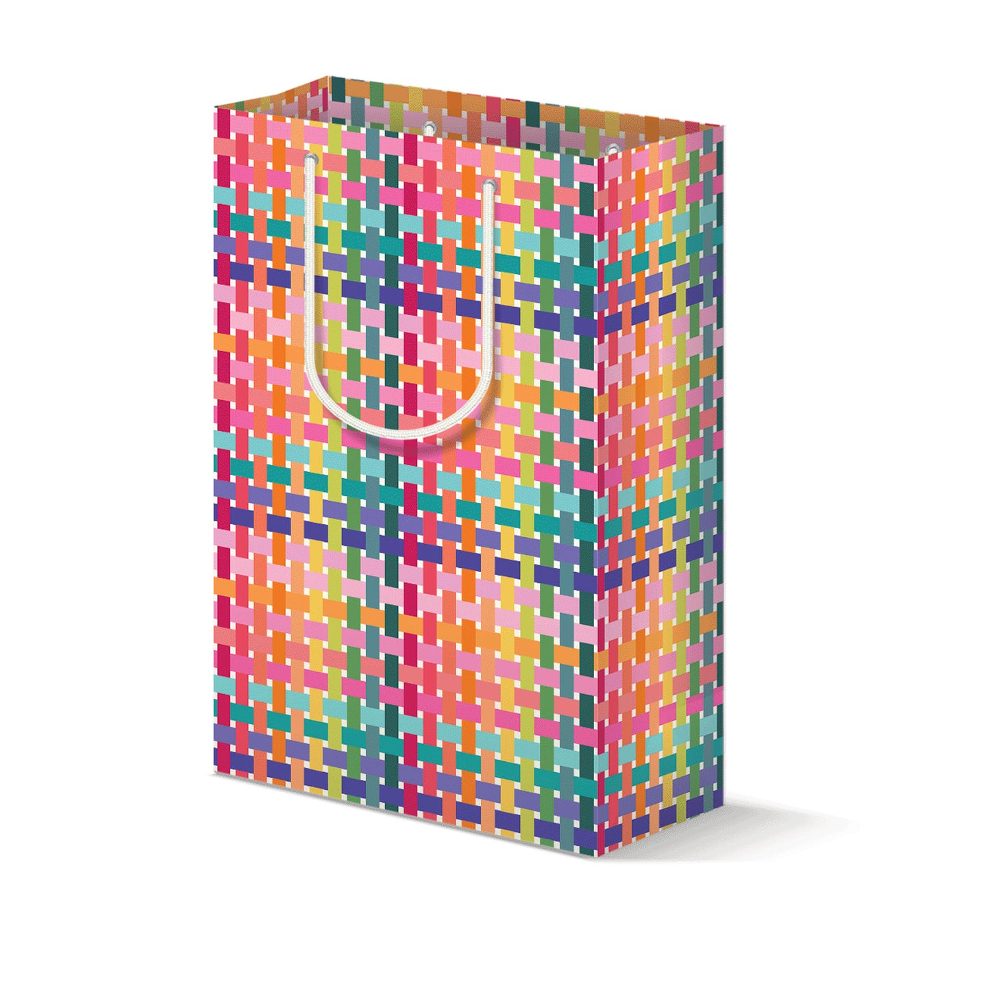 Rainbow Weave Gift Bag