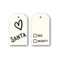 Naughty or Nice Santa Gift Tags