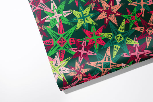 Vintage Stars Wrapping Paper