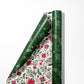 Herb Confetti & Poinsettia Double Sided Wrapping Paper