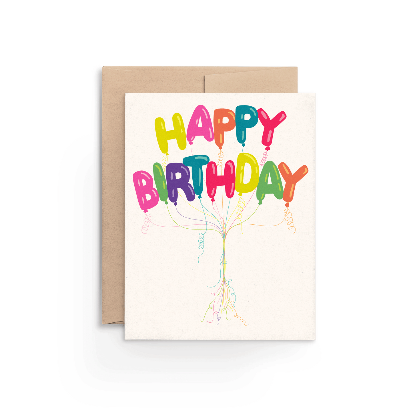 Happy Birthday Balloon Bunch Card