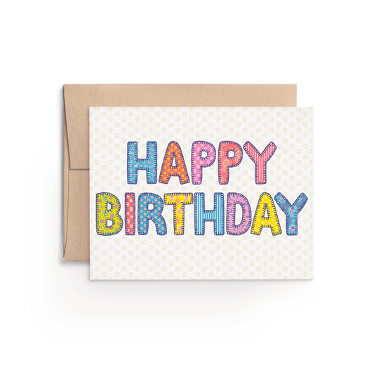 Birthday Patches Card