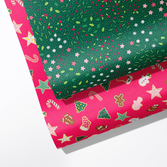 Cookie & Sprinkles Double Sided Wrapping Paper