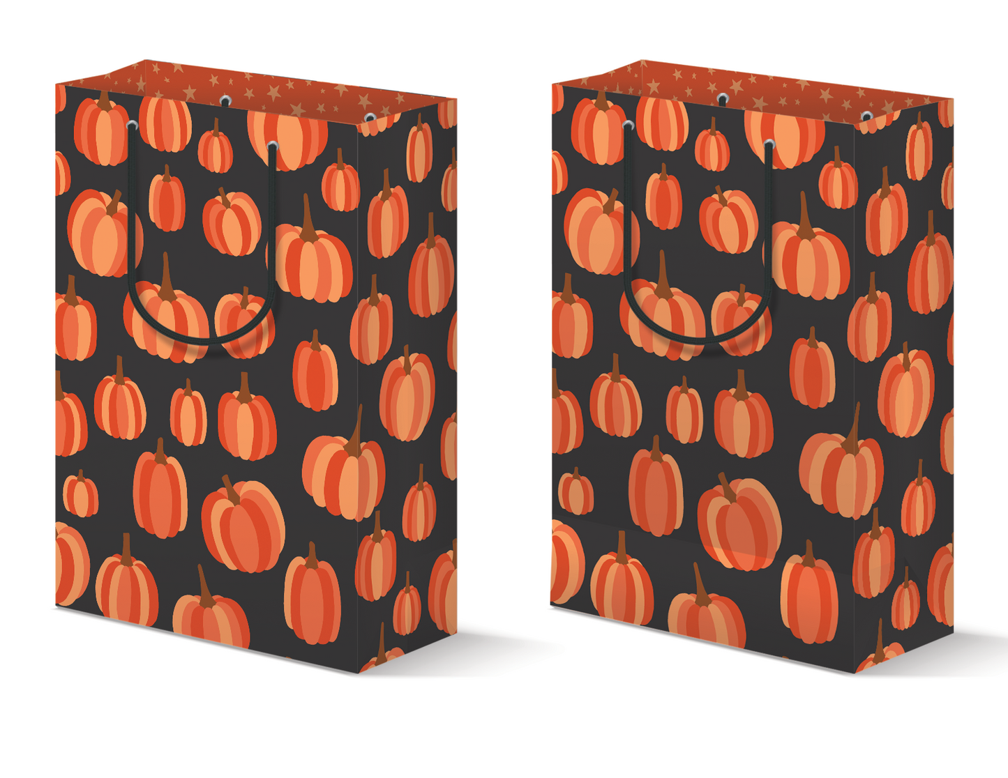Spooky Pumpkin Halloween Gift Bag