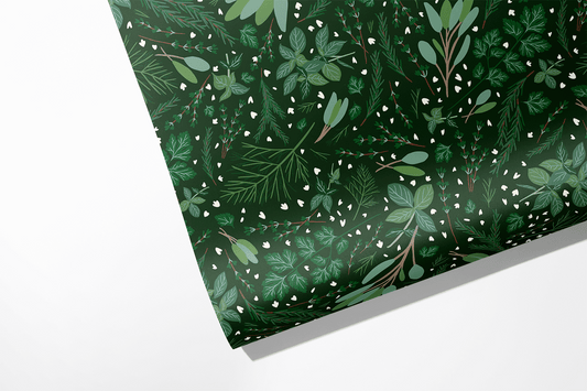 Herb Confetti Wrapping Paper