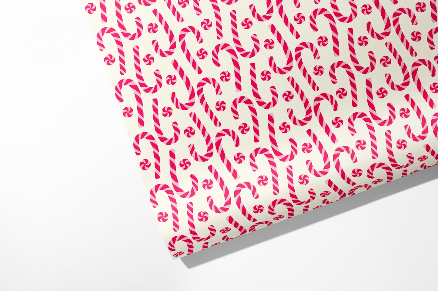Candy Canes Wrapping Paper