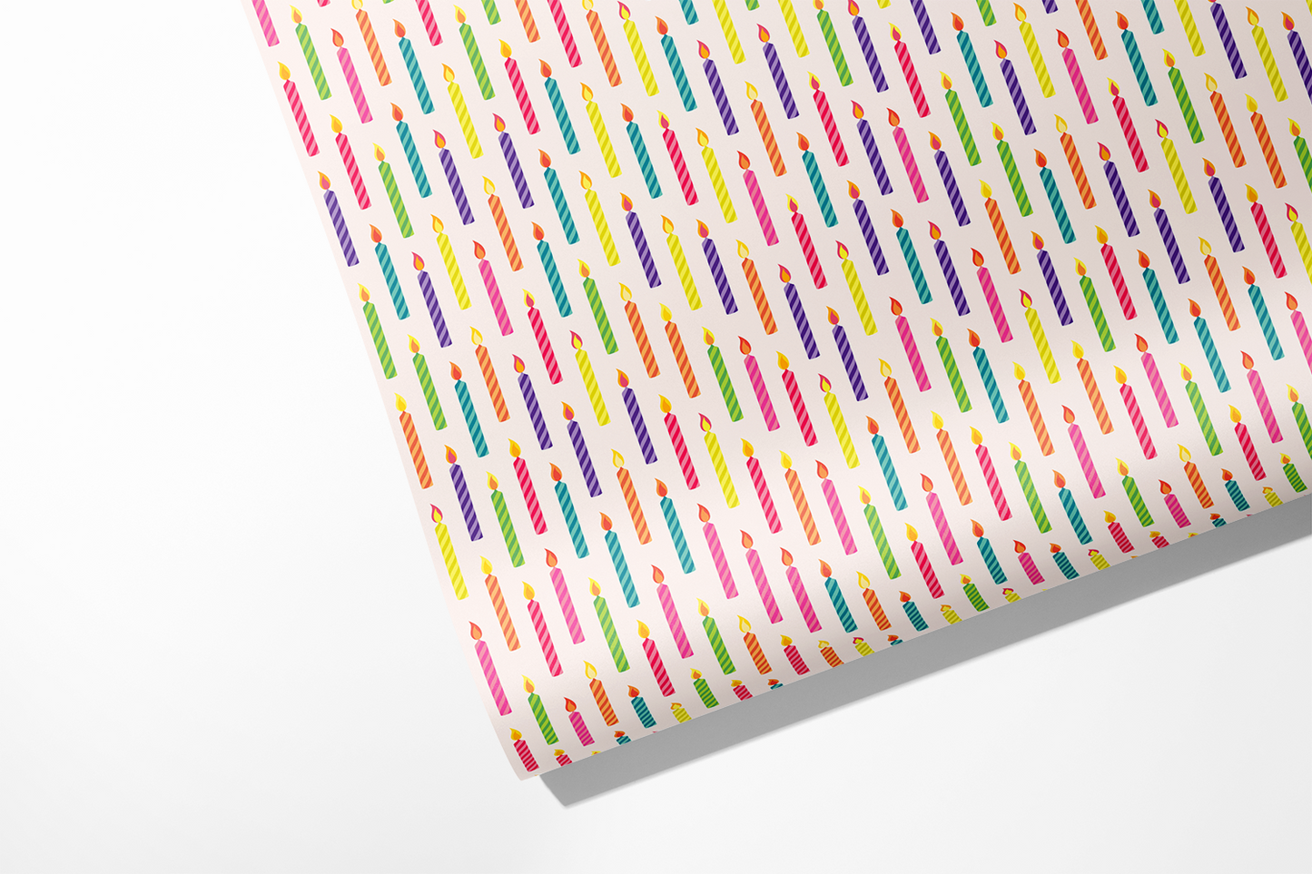 Birthday Candles Wrapping Paper